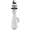 Сифон ALCAPLAST A441P-DN50/40 для мойки, c нержавеющей решеткой Ø70 A441-DN50/40