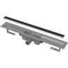 Водоотводящий желоб ALCAPLAST APZ15S-950 без порогов, с решеткой под кладку камня Marble, горизонтальный сток